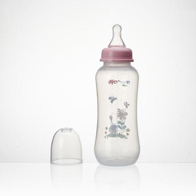 China BPA free factory directly supply baby bottle 300ml pp Bpa free baby milk feeding bottle for newborn for sale