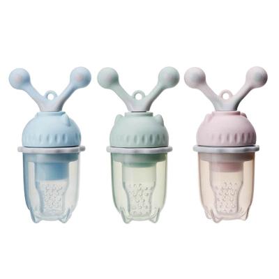 China New Design BPA Eco-Friendly Silicone Nipple Fruit Feeder Pacifier Baby Food Baby Food Feeder for sale