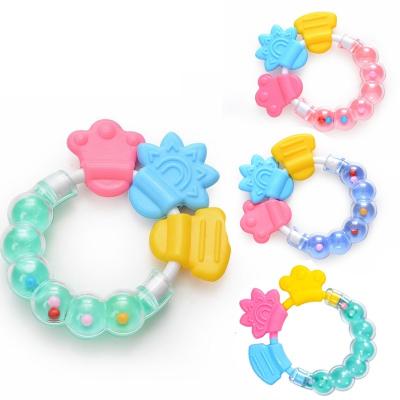 China Soft Colorful Toy Silicone Baby Teethers Food Grade Silicone Baby Teether Baby Chew for sale