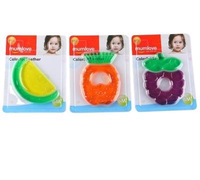 China Fruit Shaped Baby Teether Soft Toy Water +EVA Cute And Cheap Wholesale Fruit Shaped Baby Teether Soft Toy Water +EVA for sale