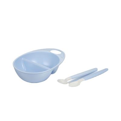 China Sustainable Eco Friendly Baby Bowl Silicone Baby Spoon Fork and Bowl Set Baby Fork and Bowl Set for sale