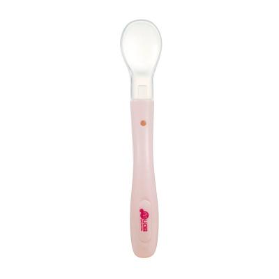 China BPA Free Newest Style Disposable Large Size Silicone Baby Feeding Spoon for sale