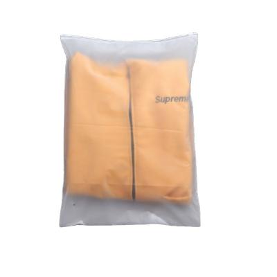 China Recyclable STOCK Zipper Lock Plastic Bag For Clothing Underwear Snaps Jeans T-shirts Tools Packaginggarment Zipper Bag Apparel Zipper Bagc for sale