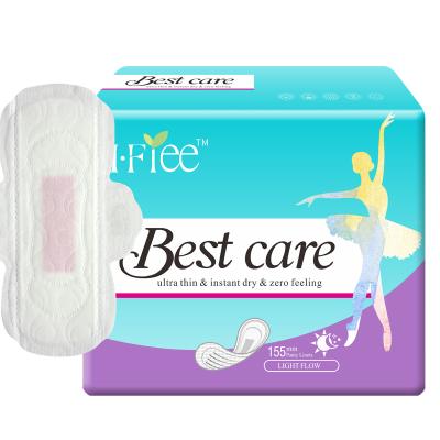 China Best Hygiene Sanitary Napkin Sanitary Pad Wholesale Price Cotton Breathable Feminine Sanitary Napkin for sale