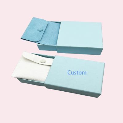 China Wholesale New Factory Style Microfiber/Leather etc. Velvet/Suede/Ring Necklace Bangle Wedding Gift Jewelry Box and Packaging Pouch 2022 for sale