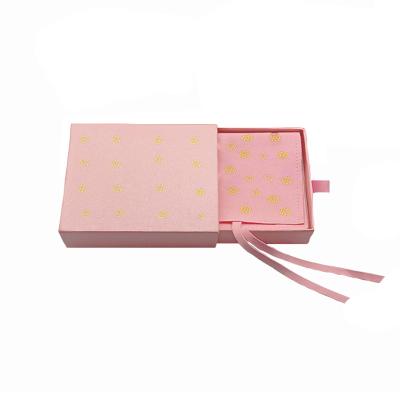 China Velvet Customized Drawer Paper Jewelry Cardboard Gift Box Necklace Earring Packaging Bracelet Ring Jewelry Box for sale