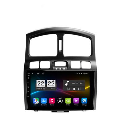 China New Amplifier Styling Car MP3/MP4 Player Support 4G/WIFI Internet Car GPS Navigator For Hyundai Santa Fe 2000-2012 for sale