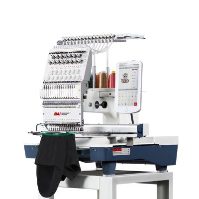 China Garment Shops BAI New 1 Head Garments Computerized Commercial Embroidery Machine With Latest Technology for sale