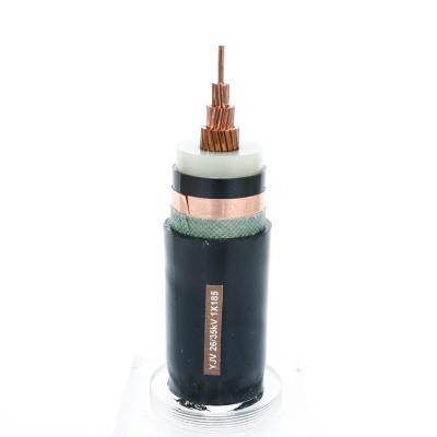 China Power Distribution Applications 26/35kV Medium Voltage XLPE Power Cable Cables With PVC Sheathing For Power Distribution Applications for sale