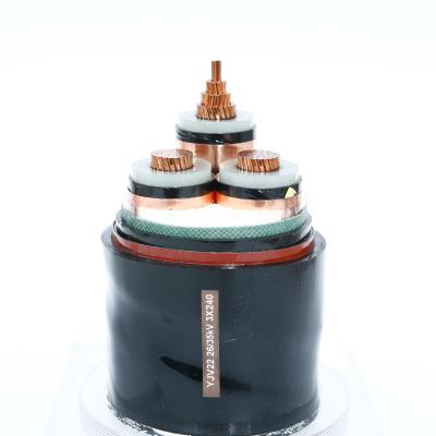 China Widely used medium voltage 26/35KV cable for power distribution applications XLPE insulated power cables with with PVC sheathing for sale