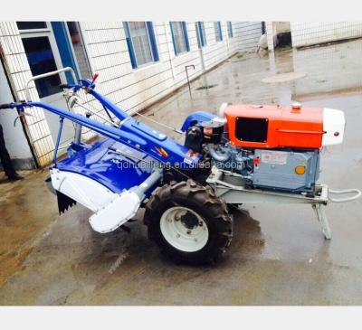 China Elevate start 8-22hp dongfeng DF walking tractor power electric tiller for sale