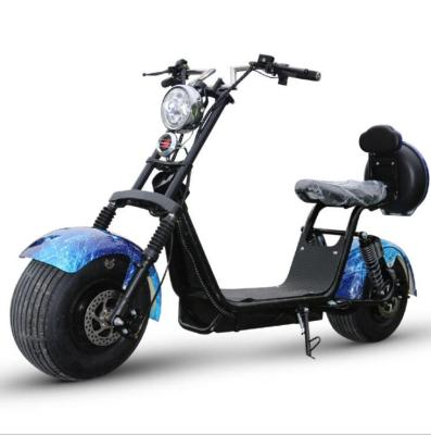 China Max Speed ​​40-60km/h 1500w Electric Scooter Adult Electric Motorcycle Citycoco With APP 18inch Remote Control for sale