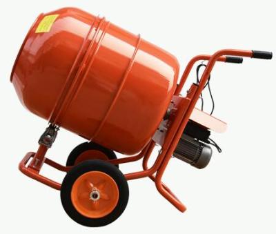 China Two Wheel Electric Automatic Sand Soil Mixer Mini Concrete Mixer for sale