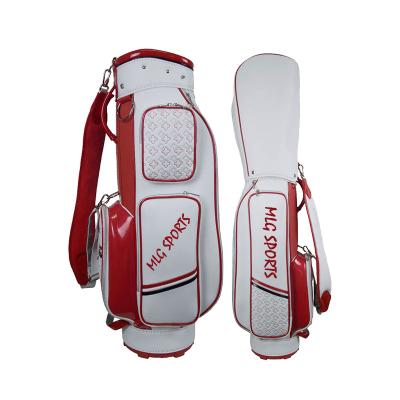 China Wholesale PU Embroidery Good Price Custom Golf Logo Staff Bags for sale