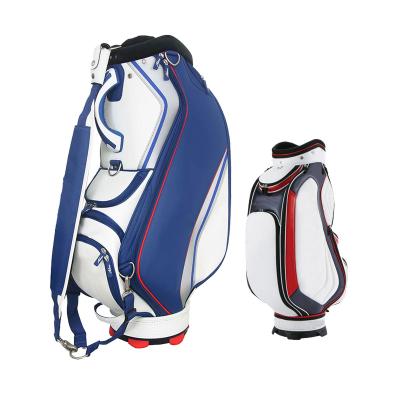 China PU Wholesale Custom Design Professional Tournament Golf Course Bag for sale