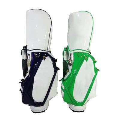 China PU Customized Design Glossy Material Golf Course Bag With Cooler for sale