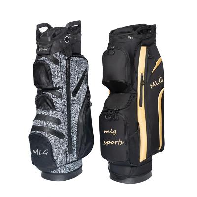 China Quality Nylon Professional Lightweight Nylon Cart Golf Bags For Customization for sale