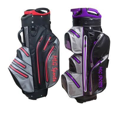 China Premium Quality Reasonable Price Custom Logo Waterproof Ladies Golf Cart PU Bags for sale