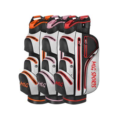 China High Quality Lightweight PU Colorful Customize Golf Cart Bag for sale