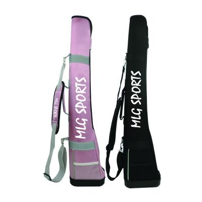 China Good Selling PU Customized Logo Golf Gun Bag Portable Golf Bag for sale