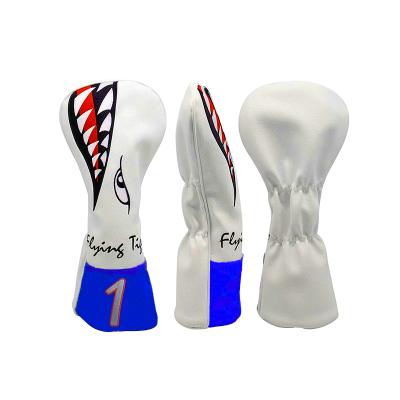 China Protect custom golf club headcover golf club driver cover OEM embroidery printing logo golf club cover for sale