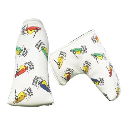 China Protect Golf Club Logo Golf Putter Covers Custom Embroidered High Quality Cheap Wholesale for sale