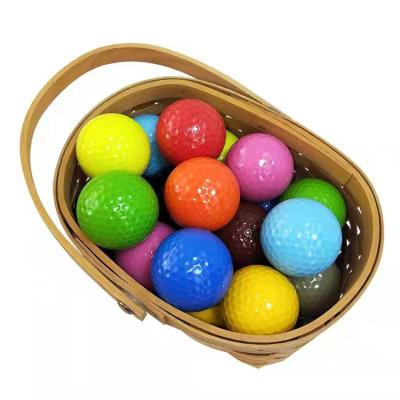 China Rubber ball urethane/surlyn+ OEM color glossy or matte urethane and promotional surlyn balls golf balls for sale