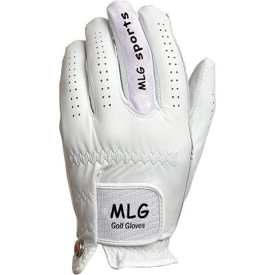 China Wholesale High Quality Hands Glove Custom Logo White Golf Gloves for sale