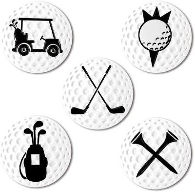 China Zinc alloy custom cheap price golf ball marker +steel hot sale golf scorer logo for sale