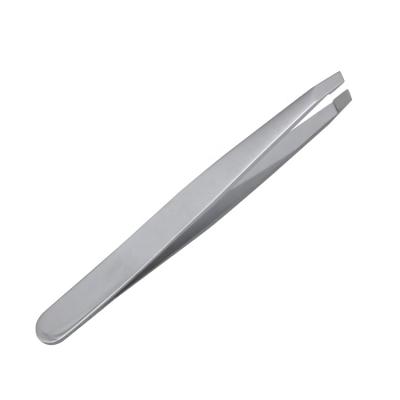 China SMALL QUANTITY Slanted Tip Eyelash Extension Tweezers Stainless Steel Lashes Eyelash Tweezers for sale