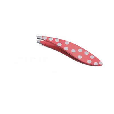 China Tweezers mini slanted size for metal travelar easy carry good quality tweezers set for sale