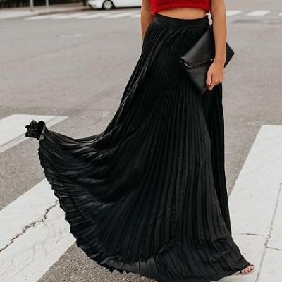 China Breathable 2022 Women Fashion Casual Skirt High Waist Ladies Long Elegant Dresses Design for sale