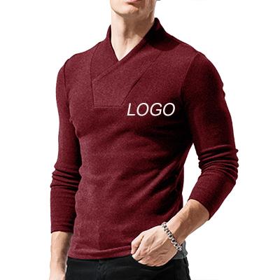 China Hot Cross V-Neckline Anti-wrinkle Sports Compression Training T-shirts Big Size Plain Breathable Quick Dry T-shirt For Men Stylish High Quality for sale