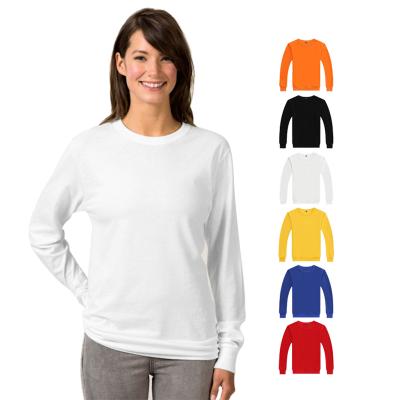 China Hot Selling QUICK DRY Crewneck Plain Loose Sweatshirts Shear Warm Workout Sweatshirts Comfortable O Neck Long Sleeve Unisex T-Shirt for sale