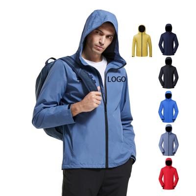 China New Design High Quality Zipper Anorak Breathable Full With Waterproof Mens Waterproof Jackets Hoodie Solid Color Wholesale Anoraks for sale