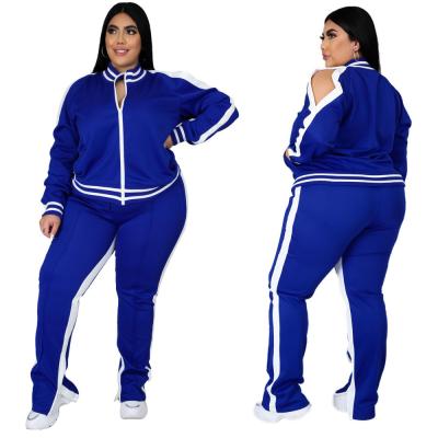 China Autumn Winter New Design Breathable L-5XL Plus Large Rated Tracksuit Set Comfortable Solid Color Above Rated Jogger Set for sale