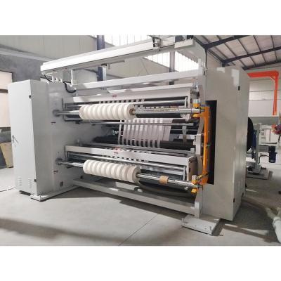 China Factory automatic high speed industrial nonwoven fabric slitter fabric tape slitter rewinding machine for sale