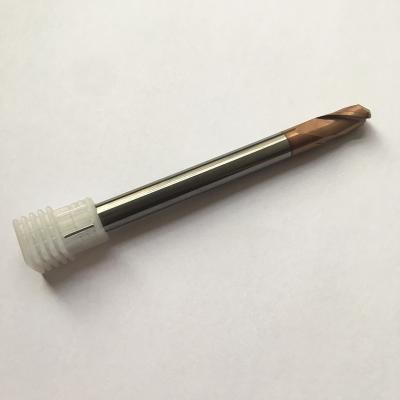 China General High Hardness End Mill Carbide 2 Flute Ballnose Ballnose End Mills For Metal Solid Working for sale