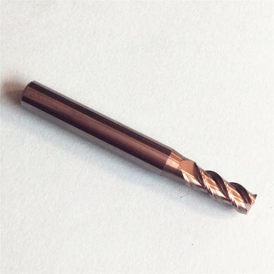 China General 3 Flutes Tungsten Carbide Cutter Bit Fresas Madera Aluminum End Mill Tool Grinder for sale