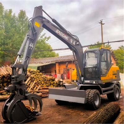 China Farms Log Excavator Loader Log Loader Small Forest Excavator Loader BD95W-9H for sale