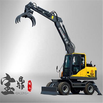 China Elevates Hydraulic Loader Log Grapple Handler Loader Forest Log Loader BD100W for sale