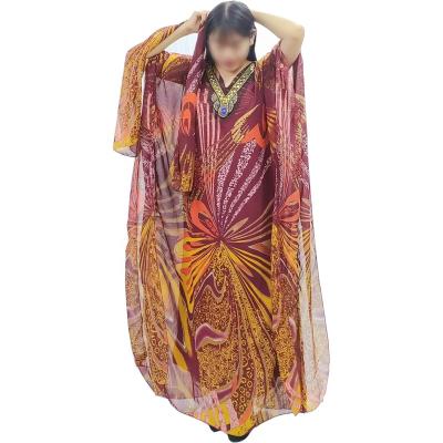 China Modest African Styling Casual Women Off Shoulder Drop Dress African Tribal Two Piece Maxi Dress Long Clothing Sets for sale