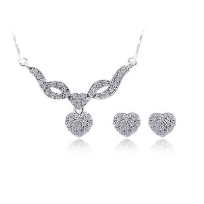 China Best Luxury Good Quality Christmas Gift Custom Made High Quality Design Necklace Jewelry Sets for sale