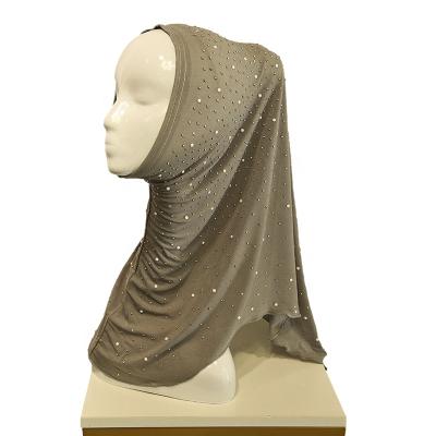 China RELIGION wholesale promotional fashion woman diamond hijab muslim scarf for sale