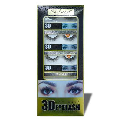 China Natural 8mm-20mm thick eyelashes stereo false eyelashes roll deformed messy eyelashes wholesale separately packaged for sale