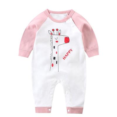 China Newborn Baby Casual Clothing Customization Cute Printed Infant Baby Clothes Sleeveless Rompers for sale