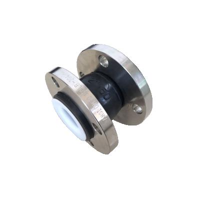 중국 DIN PN16 PTFE Oil Zinc Plate Flange Lined Flexible Single Sphere Rubber Expansion Joint 판매용