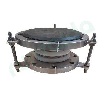 中国 SS304 Water Flange Connected PTFE Lined Bellows Compensator Chemical Limit Full Expansion Joint 販売のため