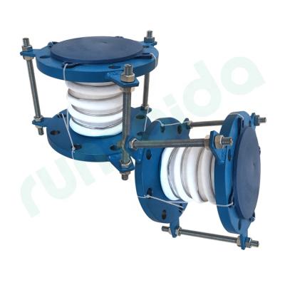 Cina Water Chemical Resistance Full Corrosion PTFE Lined Expansion Joints Bellow Expansion Joint With Limit in vendita