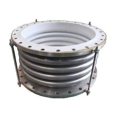 中国 Large SS304 PTFE Line Stainless Steel Metallic Air Gas Metal Exhaust Bellows Expansion Joints For Piping 販売のため